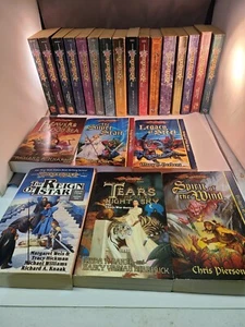22-Dragonlance Paperback Books Mixed lot Of 22 Preludes, Hereos Etc. - Picture 1 of 5