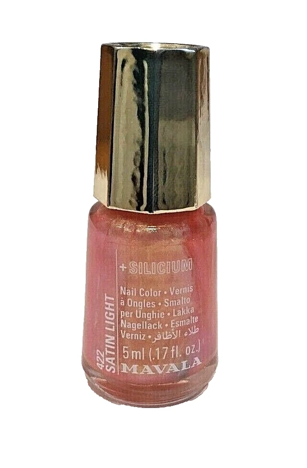 MAVALA 5 ml Mini Nagellack + Silicium Satin Light 422 Rosa Gold Perlmutt - Bild 1 von 1