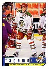 1998-99 Swedish UD Choice #74 Linus Fagemo 