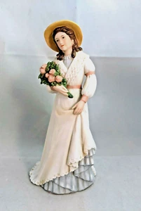 Homco Home Interiors Lady Charlotte Rose #1468 Porzellan Figur Vintage - Bild 1 von 5