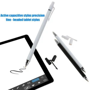 2 in 1 Touch Screen Pen Stylus Thin Capacitive Universal For Tablet Phone PC - Picture 1 of 7