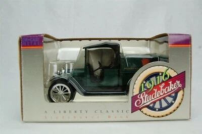 Liberty Classics 1916 Studebaker Bank Pennsylvania Railroad Green Diecast Metal - Image 1 of 4