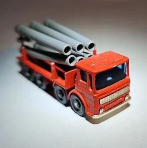Matchbox Regular Wheel 10D Pipe Truck BPW Silver Grille Mint Pipes 1966 - Bild 1 von 3