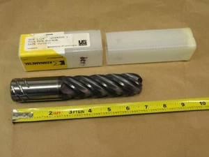 Kennametal Hartmetall Schaftfräser 1,25" HARVI III Aero .375 R 6 Flöte KCSM15 1-1/4" - Bild 1 von 23