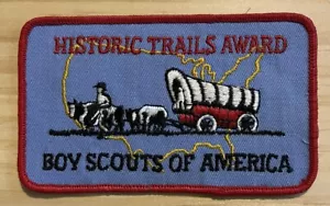 Vintage Boy Scout Historic Trails Award BSA Patch 3" x 5" - Picture 1 of 2
