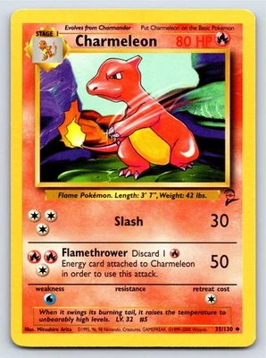 Base Set 2 - LP - Charmeleon 035/130 Normal US Seller - Image 1 of 2