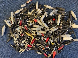 Plugs Connectors Adapters Large Assorted Bag Audio TV RF (Lot 2) - Picture 1 of 5
