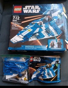 Lego Star Wars Plo Koon's Jedi Starfighter [Set 8093] Read Description