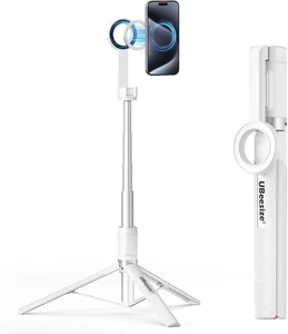 UBeesize Magnetic Tripod for iPhone with Remote, 64’’ Extendable Phone Stand - Picture 1 of 7
