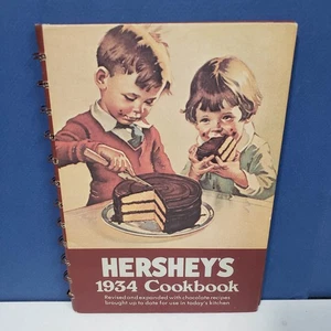 Hershey’s 1934 Cookbook (1971 Revised Edition) Spiral Bound-Classic Chocolate - Imagen 1 de 11