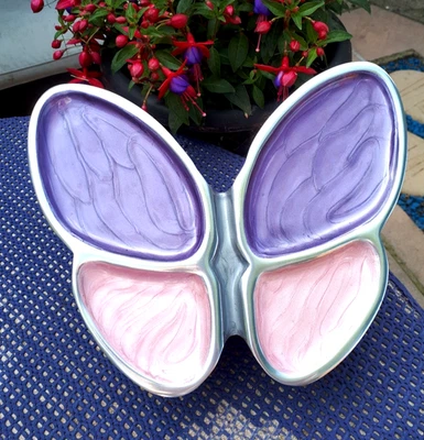NEW !! Adult Brass Cremation / Memorial Urn for Ashes - Beautiful Butterfly - Image 1 of 4