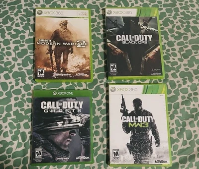 Call of Duty Xbox Lot - MW2, MW3, Black Ops (Xbox 360) + Ghosts (Xbox One) - Bild 1 von 4