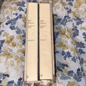 Blake & Tradition Vol 1 & 2 by Kathleen Racine, Princeton Bollingen Series, 1968 - Foto 1 di 14