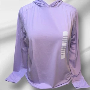 Duluth Women's Armachillo UPF Hooded Long Sleeve Shirt Size Large Purple NWT - Picture 1 of 15