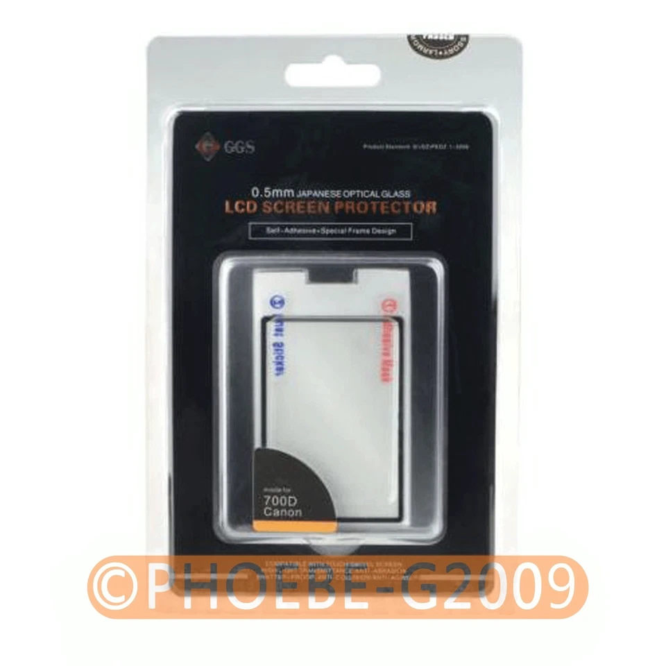 GGS IV 0.5mm Self-Adhesive Glass LARMOR Screen Protector GGS4 for Canon 700D - Image 1 of 1