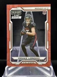 Drake London 2022 Chronicles Playoff Momentum RC No.PMR-6 Atlanta Fal - Picture 1 of 2