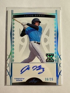 K157,314 - 2022 Leaf Trinity Auto Platinum Spectrum Foil #BAJB1 Jacob Berry #/25 - Picture 1 of 1
