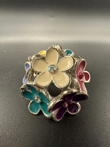 Unbranded Stretch Flower Cluster Colorful Ring Costume - Picture 1 of 5