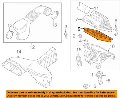 Filtro de admisión de aire KIA OEM 11-16 Cadenza, Optima EngineTransaxle 281133S100 Foto 1 de 2