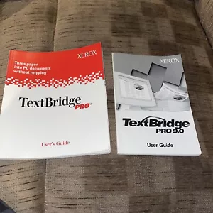 XEROX TEXTBRIDGE PRO 98 UND XEROX TEXTBRIDGE PRO 9.0 BEDIENUNGSANLEITUNGEN - Bild 1 von 3