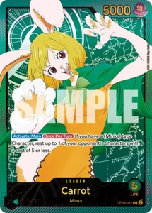 One Piece Anime 25th Collection Zanahoria Especial Raro OP08-021 Casi Nuevo Inglés - Imagen 1 de 1