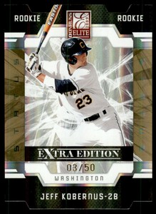 2009 Donruss Elite Extra Edition Status Gold #80 Jeff Kobernus /50