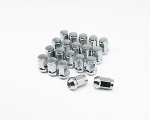 Lug Nuts 1/2-20 1/2" Chrome Bulge Acorn Lug Nut Set of 23PCS - Picture 1 of 1