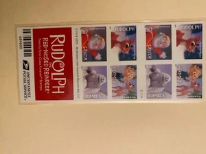 rudolph the red nosed reindeer stamp sheet M/NH - Picture 1 of 1