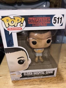 Funko Pop Stranger Things Eleven (Hospital Gown) Vinyl Figure #511 - Picture 1 of 6