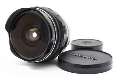 [Exc+5] Minolta MC Fish Eye Rokkor OK 16mm f/2.8 MD Mount From Japan 857 - Image 1 of 4