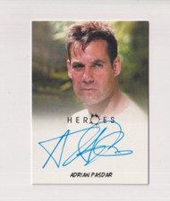 ADRIAN PASDAR AUTOGRAPH 2010 HEROES "NATHAN PETRELLI" AUTO RITTENHOUSE ARCHIVES