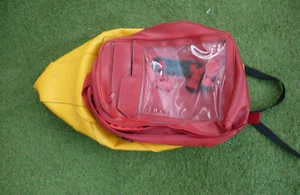 600 Daytona yellow Bagster tank cover and red bag - Picture 1 of 14