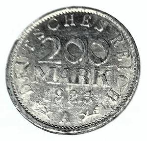 # C10017 GERMANY COIN, 200 MARKS 1923 A - Picture 1 of 2