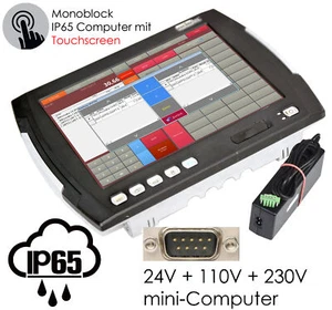 MONOBLOCK COMPUTER ADSTEC ADSTEC DVG-VMT6012 TOUCHSCREEN IP65 RS-232 WINDOWS XP - Picture 1 of 8