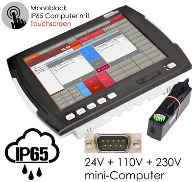 Monoblock Computer Adstec DVG-VMT6012 Touchscreen IP65 RS-232 Windows XP - Image 1 of 4