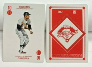 Willie Mays 2020 Topps 52-Card Game by Kenny Mayne Series 2 Variation SP  GIANTS