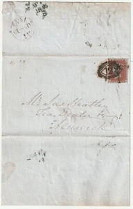 1846 LONDON Wm TODD BILLHEAD ALNWICK SKELETON PMK SHIPPING GOODS BY MAID OF ALN - Picture 1 of 3
