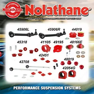 Front Nolathane Suspension Bush Kit for HOLDEN COMMODORE VY VZ 8CYL 2002-8/2006 - Picture 1 of 3