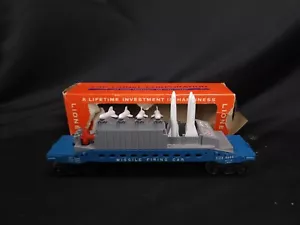 VINTAGE LIONEL POSTWAR 6544 MISSILE FIRING TRAIL CAR WITH ORIGINAL BOX L0002 - Picture 1 of 21