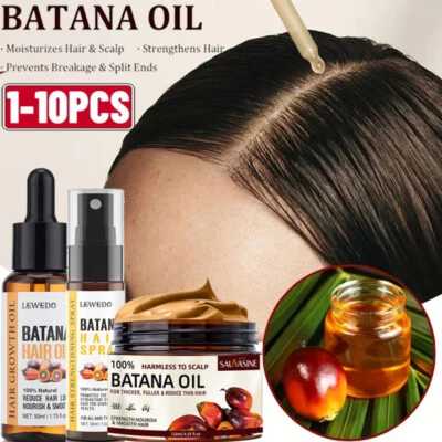 Natural Batana Oil Essence for Hair Growth,Batana Oil Serum, Repair Damaged Hair - image 1 of 4