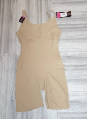 Maidenform Self Expressions Beige WYOB Bodysuit 00874 Shapewear Size Large - Изображение 1 из 4