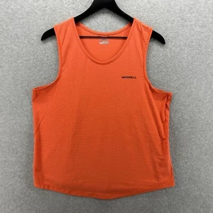 Merrell Tank Top Womens Size XL Orange Sleeveless Scoop Neck Performance Hiking - Picture 1 of 9