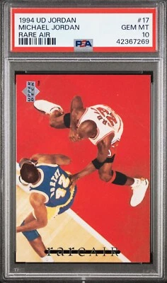 1994 UD Jordan — Michael Jordan — Rare Air — 💎 MINT PSA 10 — pop 27 — reholder’ - Image 1 of 3