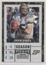2017 Panini Contenders Draft Picks Season Cracked Ice Ticket /23 Drew Brees #31