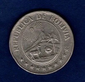 BOLIVIA 1978 1 PESO Qualità BB - Picture 1 of 2