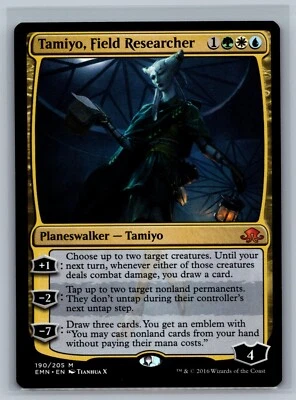 Magic The Gathering Eldritch Moon Tamiyo, Field Researcher #190/205 MTG TCG CCG - Image 1 of 2