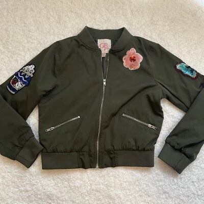 GB Niñas Niños Chaqueta Abrigo Talla M Verde Satinado Lentejuelas EDICIÓN ESPECIAL LIMITADA ❤️ Foto 1 de 4