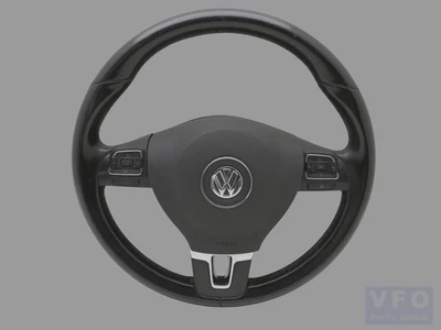 Lenkrad Lederlenkrad Multifunktion MFL VW Tiguan 5N Touran 1T3 Amarok CC - Bild 1 von 4