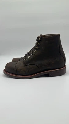 Chippewa LLBean Katahdin Iron Works Engineer cap boots Leather Men’s 10 EE Brown - Image 1 of 4