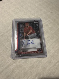 2025 Topps Chrome Autograph #RA-RZ Ryan Zeferjahn RC - Picture 1 of 2